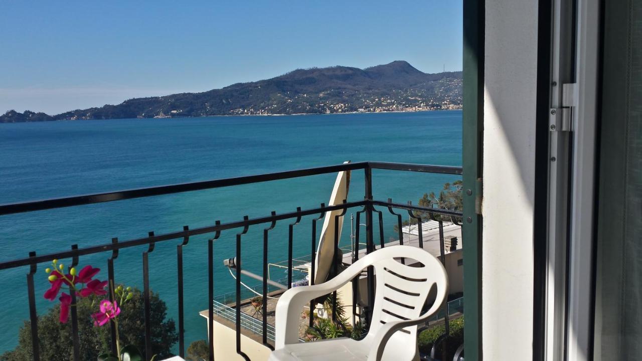 Mare E Vista Portofino - Sea And Portofino View Zoagli Bagian luar foto
